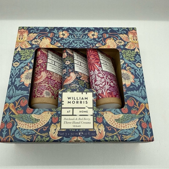 William Morris Other - William Morris At Home Patchouli & Red Berry Three Hand Cream VEGAN 3x 1 fl. oz.